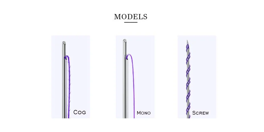 Medical Supplier Magik Thread Korea Cog 4D Foxy Eye Absorbable Suture Thread Lift Pdo Thread with Cannula Needle